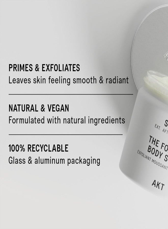 AKT The Foaming Body Scrub 8.4 Fl Oz, Skin Exfoliator, Body Scrub with Rice & Sugar, Papaya & Nourishing Oils, Natural Exfoliating Sugar Scrub with Vitamin E, Dead Skin Remover for Body - Image 5